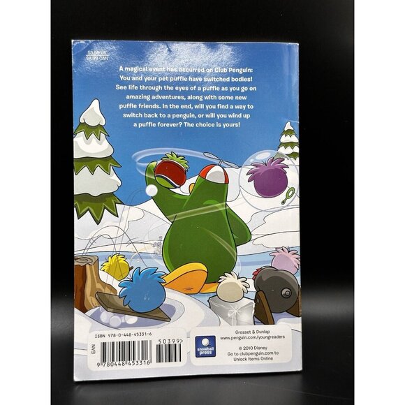 The Great Puffle Switch 4 Disney Club Penguin Pick Your Path Paperback Book GOOD - Picture 16 of 16